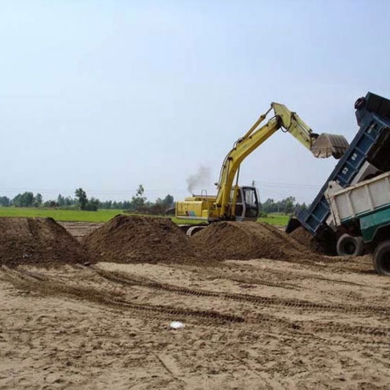 San lấp mặt bằng